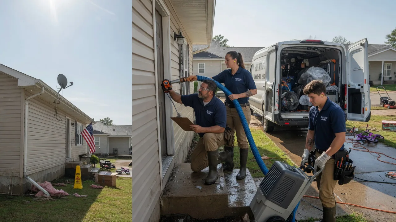 Ceiling Water Damage Restoration in Ewing, MO near me